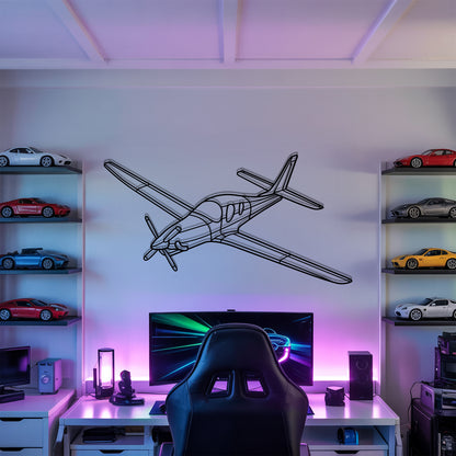 Evolution - Airplane Metal Silhouette Wall Art - Aviation Gift - Pilot Office Decor