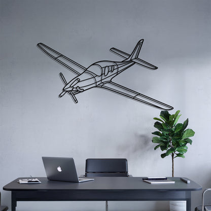 Evolution - Airplane Metal Silhouette Wall Art - Aviation Gift - Pilot Office Decor