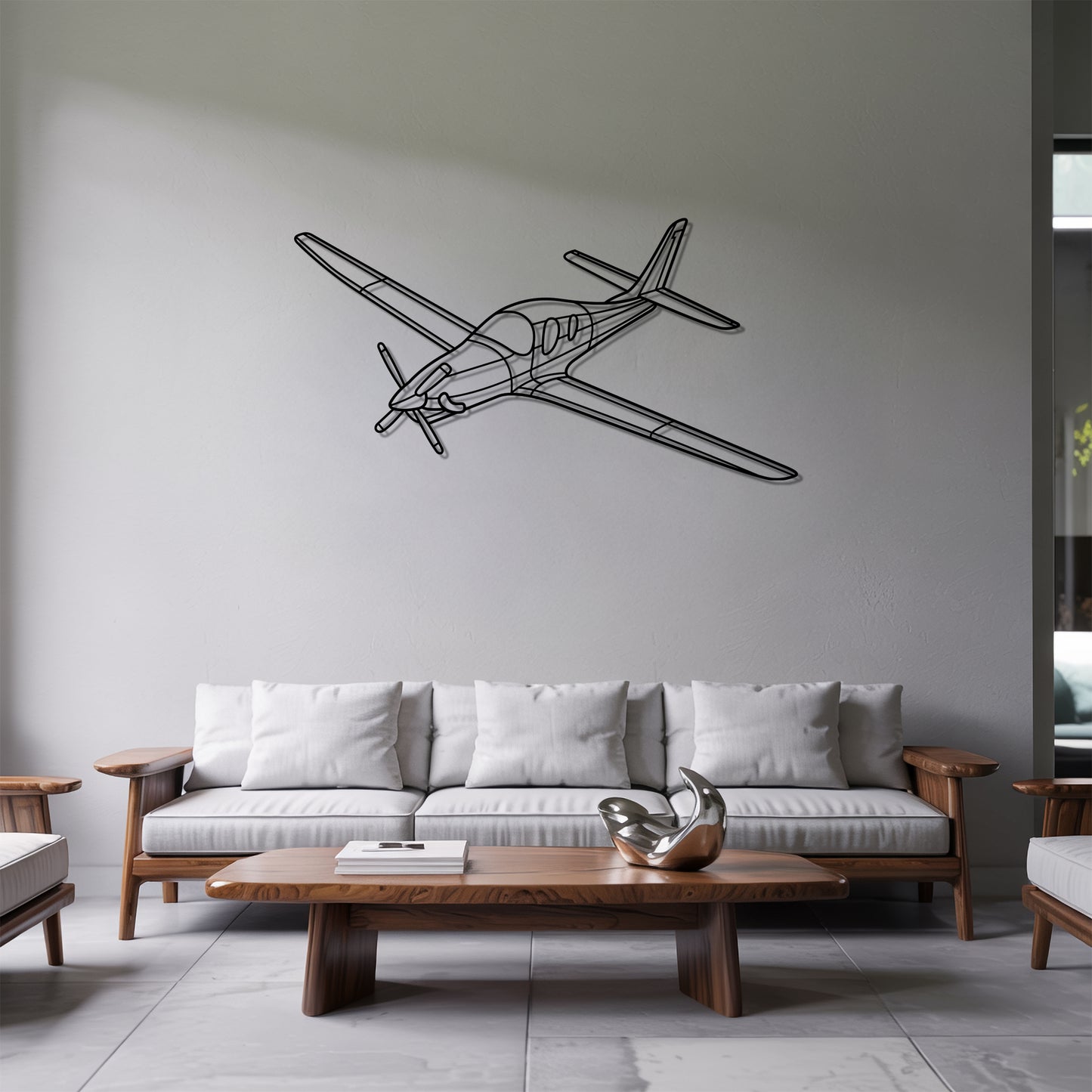 Evolution - Airplane Metal Silhouette Wall Art - Aviation Gift - Pilot Office Decor