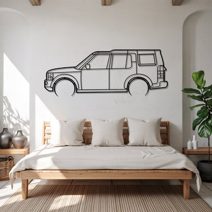 Discovery III Detailed - Car Metal Silhouette Wall Art - Car Enthusiast Gift - Laser-cut Garage Decor