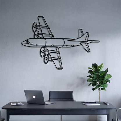 P-3C Orion - Airplane Metal Silhouette Wall Art - Aviation Gift - Pilot Office Decor
