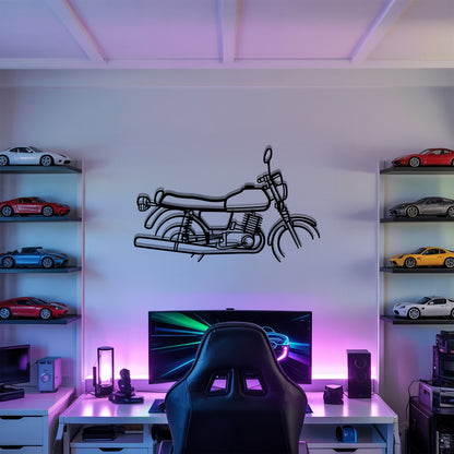 ETZ 250 - Motorcycle Metal Silhouette Wall Art - Bikers Gift - Garage Decor