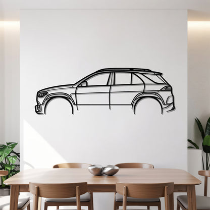 AMG GLE63S SUV - Car Metal Silhouette Wall Art - Car Enthusiast Gift - Laser-cut Garage Decor