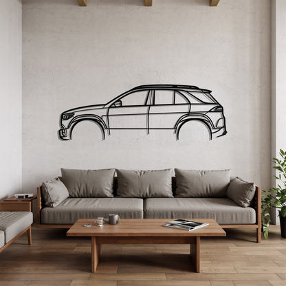 AMG GLE63S SUV - Car Metal Silhouette Wall Art - Car Enthusiast Gift - Laser-cut Garage Decor