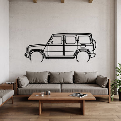 G-class Detailed - Car Metal Silhouette Wall Art - Car Enthusiast Gift - Laser-cut Garage Decor