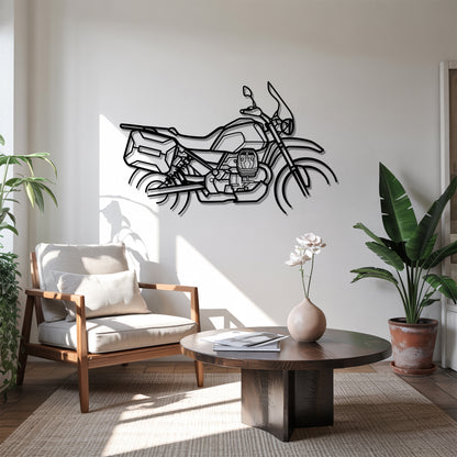 V85 TT Travel - Motorcycle Metal Silhouette Wall Art - Bikers Gift - Garage Decor