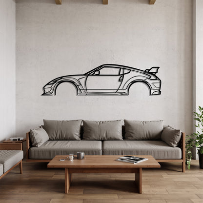 370Z - Car Metal Silhouette Wall Art - Car Enthusiast Gift - Laser-cut Garage Decor
