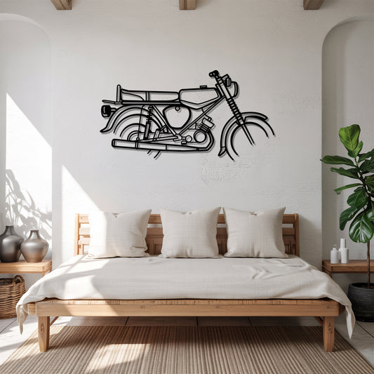 S51 Enduro - Motorcycle Metal Silhouette Wall Art - Bikers Gift - Garage Decor