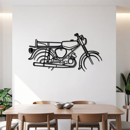 S51 Enduro - Motorcycle Metal Silhouette Wall Art - Bikers Gift - Garage Decor