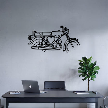 S51 Enduro - Motorcycle Metal Silhouette Wall Art - Bikers Gift - Garage Decor