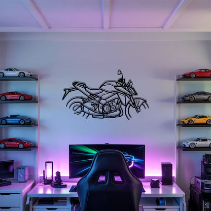 GSX S1000 - Motorcycle Metal Silhouette Wall Art - Bikers Gift - Garage Decor