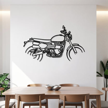 Scrambler 1200 XE - Motorcycle Metal Silhouette Wall Art - Bikers Gift - Garage Decor