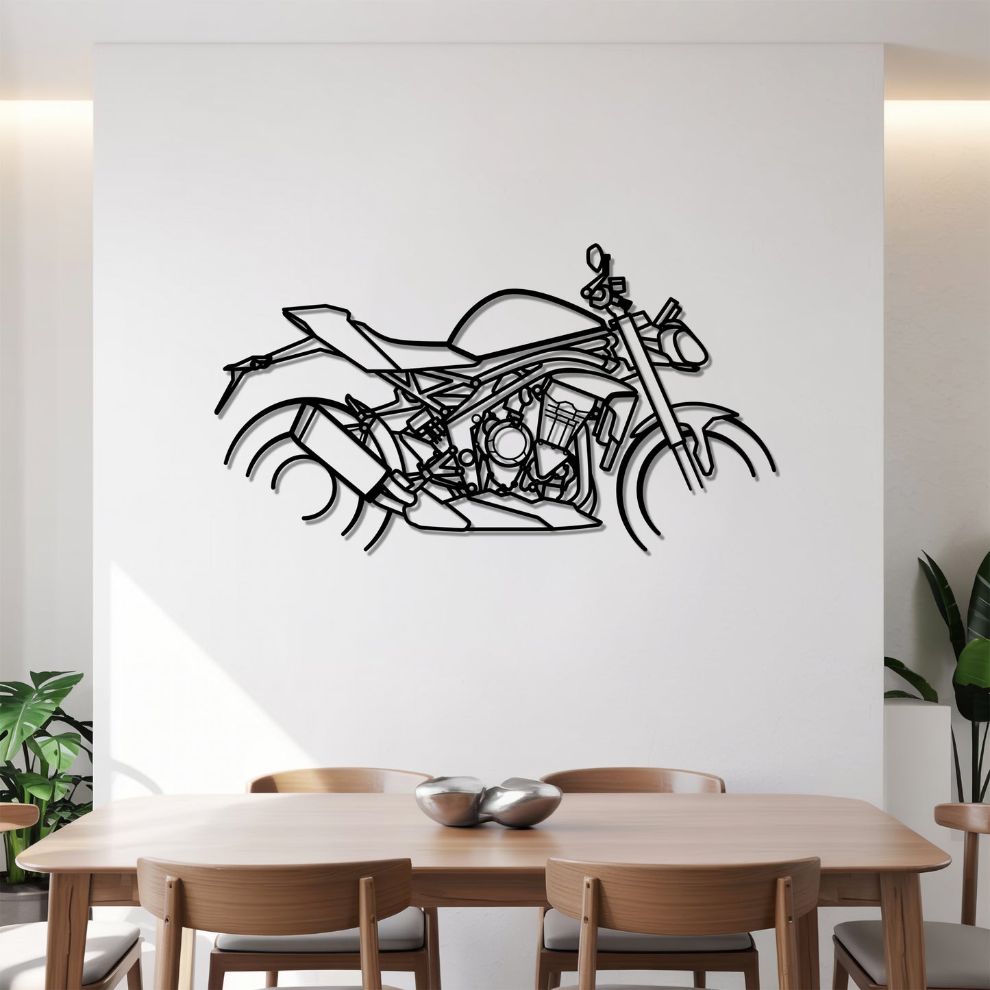 Speed Triple 12000 RS - Motorcycle Metal Silhouette Wall Art - Bikers Gift - Garage Decor