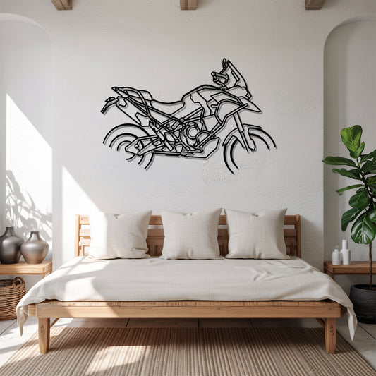 Tiger 1200 Rally Explorer - Motorcycle Metal Silhouette Wall Art - Bikers Gift - Garage Decor