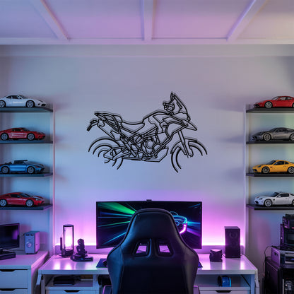 Tiger 1200 Rally Explorer - Motorcycle Metal Silhouette Wall Art - Bikers Gift - Garage Decor