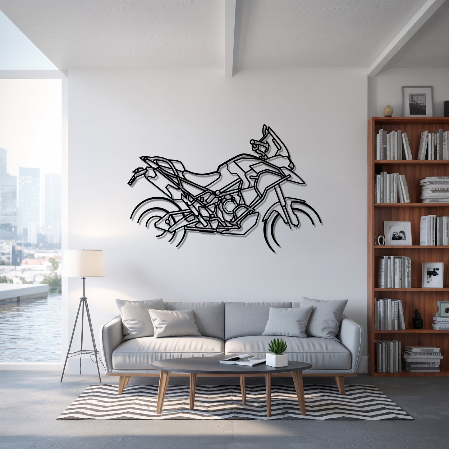 Tiger 1200 Rally Explorer - Motorcycle Metal Silhouette Wall Art - Bikers Gift - Garage Decor