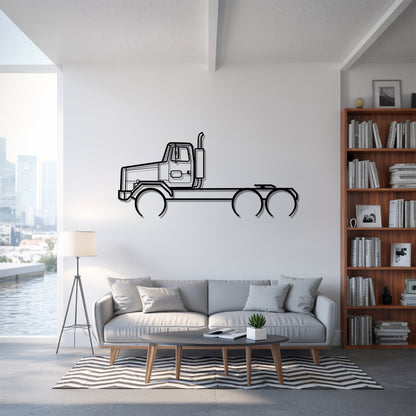 ACL (1981–1996) - Semi Truck Metal Silhouette Wall Art - Truckers Gift - CDL Office Decor