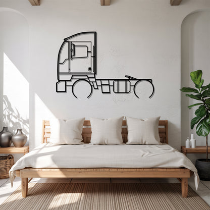 ACTT Terminal Tractor (2014) - Semi Truck Metal Silhouette Wall Art - Truckers Gift - CDL Office Decor