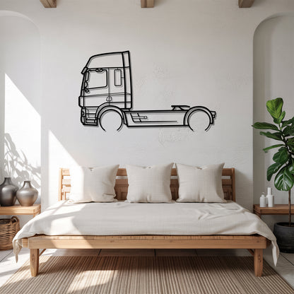 CF Series 2000 - Semi Truck Metal Silhouette Wall Art - Truckers Gift - CDL Office Decor