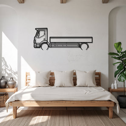LF 2001 - Semi Truck Metal Silhouette Wall Art - Truckers Gift - CDL Office Decor