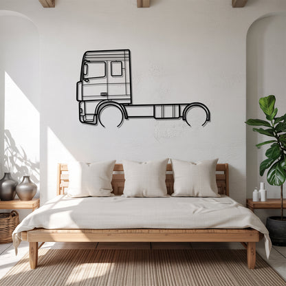 XF Series 1997 - Semi Truck Metal Silhouette Wall Art - Truckers Gift - CDL Office Decor