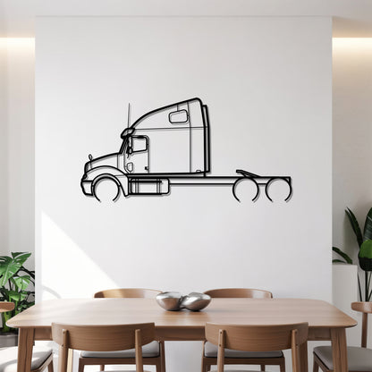 Columbia (1998-2010) - Semi Truck Metal Silhouette Wall Art - Truckers Gift - CDL Office Decor