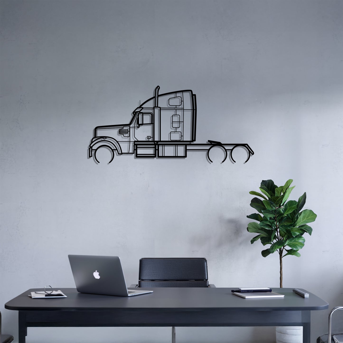 Coronado (2001-2020) - Semi Truck Metal Silhouette Wall Art - Truckers Gift - CDL Office Decor