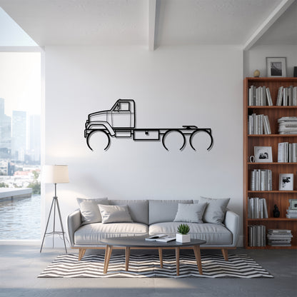 Brigadier (1978–1989) - Semi Truck Metal Silhouette Wall Art - Truckers Gift - CDL Office Decor