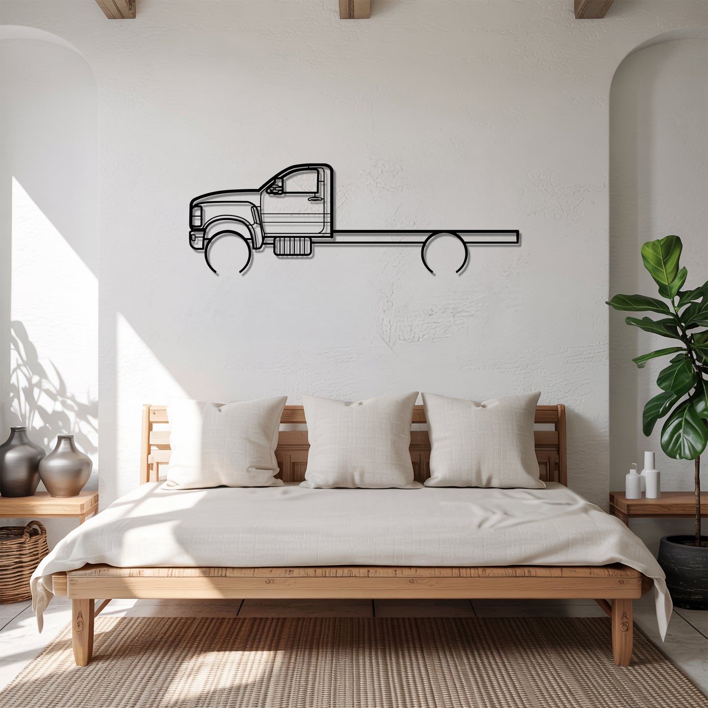 CV Series (2018) - Semi Truck Metal Silhouette Wall Art - Truckers Gift - CDL Office Decor