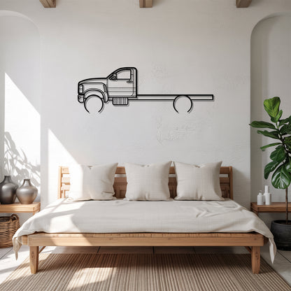 CV Series (2018) - Semi Truck Metal Silhouette Wall Art - Truckers Gift - CDL Office Decor