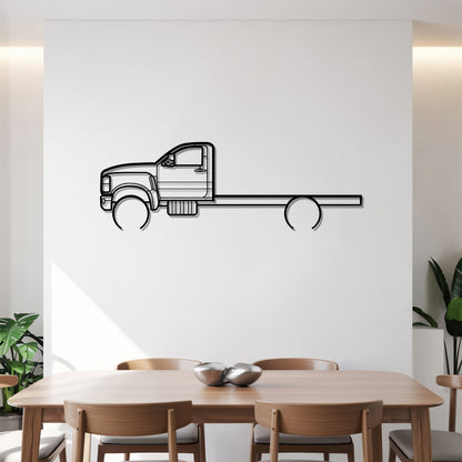 CV Series (2018) - Semi Truck Metal Silhouette Wall Art - Truckers Gift - CDL Office Decor