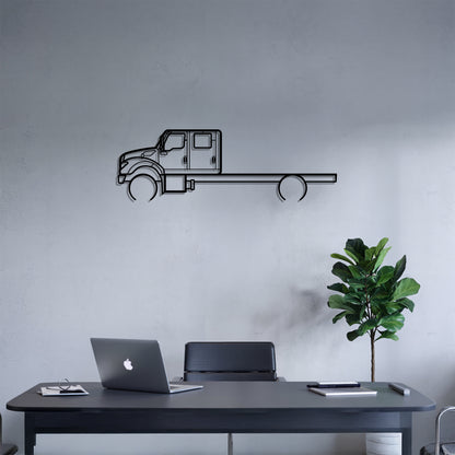 HV Series (2018) - Semi Truck Metal Silhouette Wall Art - Truckers Gift - CDL Office Decor
