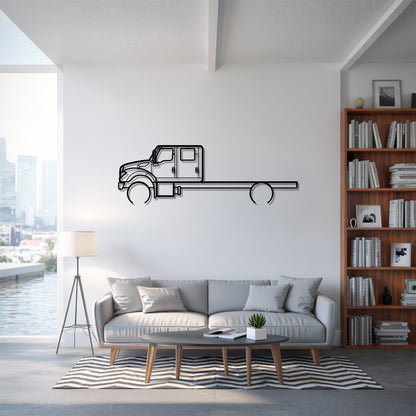 HV Series (2018) - Semi Truck Metal Silhouette Wall Art - Truckers Gift - CDL Office Decor