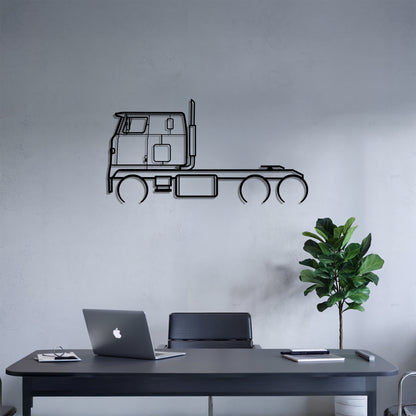 Transtar II (CO-4070) (1974–1981) - Semi Truck Metal Silhouette Wall Art - Truckers Gift - CDL Office Decor