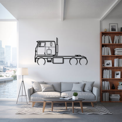 Transtar II (CO-4070) (1974–1981) - Semi Truck Metal Silhouette Wall Art - Truckers Gift - CDL Office Decor