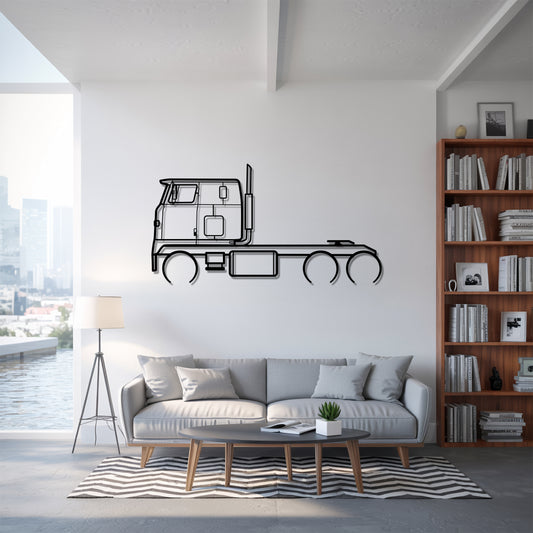 Transtar II (CO-4070) (1974–1981) - Semi Truck Metal Silhouette Wall Art - Truckers Gift - CDL Office Decor