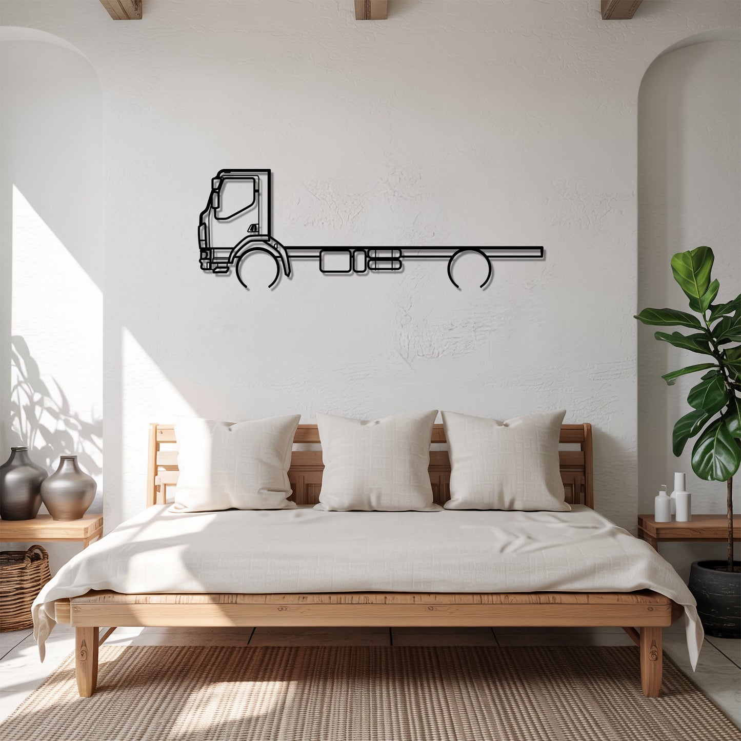 K270 (2010) - Semi Truck Metal Silhouette Wall Art - Truckers Gift - CDL Office Decor