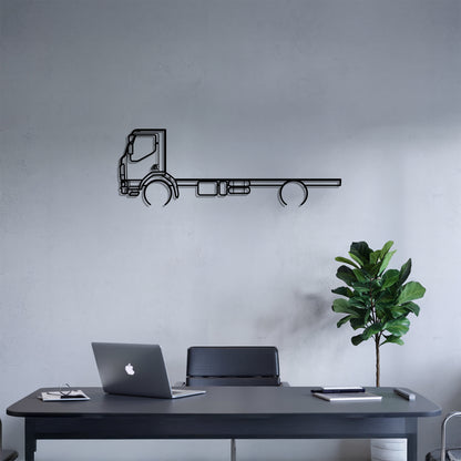 K270 (2010) - Semi Truck Metal Silhouette Wall Art - Truckers Gift - CDL Office Decor