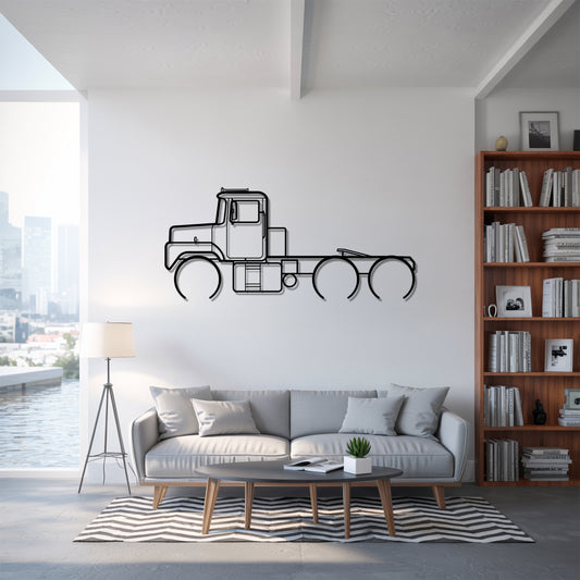 DM Series (1966-2001) - Semi Truck Metal Silhouette Wall Art - Truckers Gift - CDL Office Decor