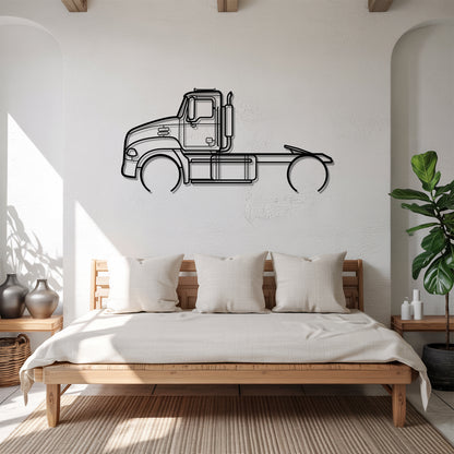 Vision (2002-2018) - Semi Truck Metal Silhouette Wall Art - Truckers Gift - CDL Office Decor