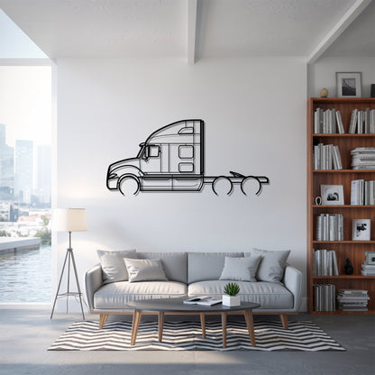 ProStar (2006-2017) - Semi Truck Metal Silhouette Wall Art - Truckers Gift - CDL Office Decor