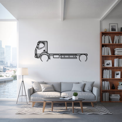 220 (2010) - Semi Truck Metal Silhouette Wall Art - Truckers Gift - CDL Office Decor