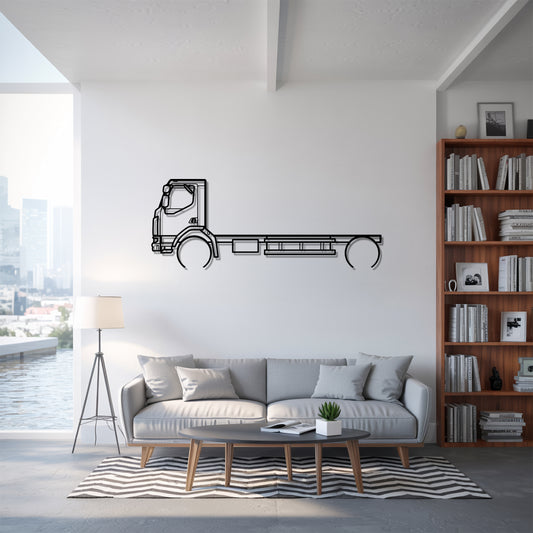 220 (2010) - Semi Truck Metal Silhouette Wall Art - Truckers Gift - CDL Office Decor