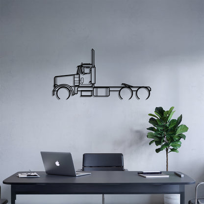 378 (1987-2007) - Semi Truck Metal Silhouette Wall Art - Truckers Gift - CDL Office Decor