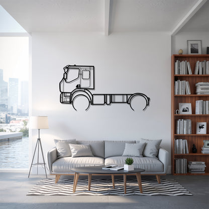C-Series 2013 - Semi Truck Metal Silhouette Wall Art - Truckers Gift - CDL Office Decor