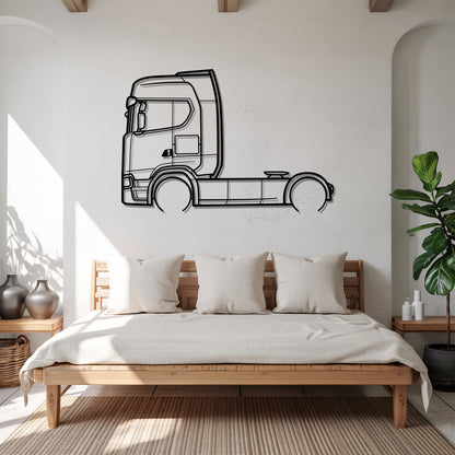S-Series 2016 - Semi Truck Metal Silhouette Wall Art - Truckers Gift - CDL Office Decor