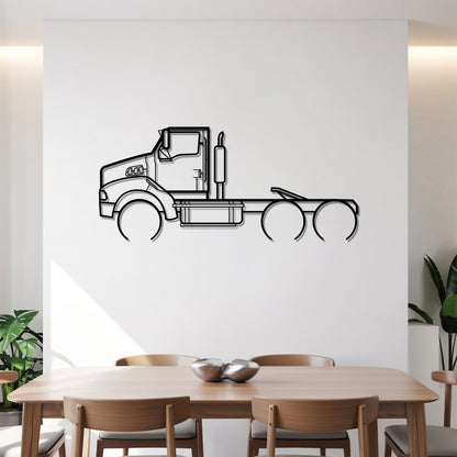 AT9500 (1997-2009) - Semi Truck Metal Silhouette Wall Art - Truckers Gift - CDL Office Decor