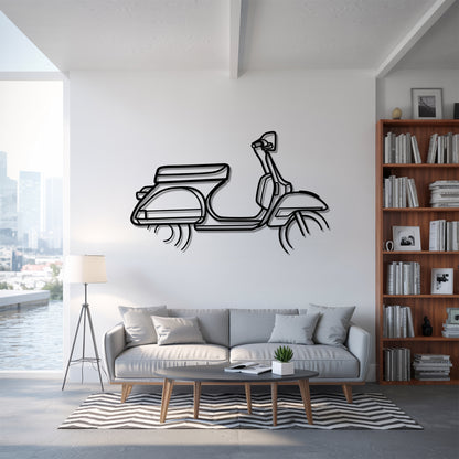 PX 125 - Motorcycle Metal Silhouette Wall Art - Bikers Gift - Garage Decor