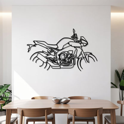MT 10 - Motorcycle Metal Silhouette Wall Art - Bikers Gift - Garage Decor