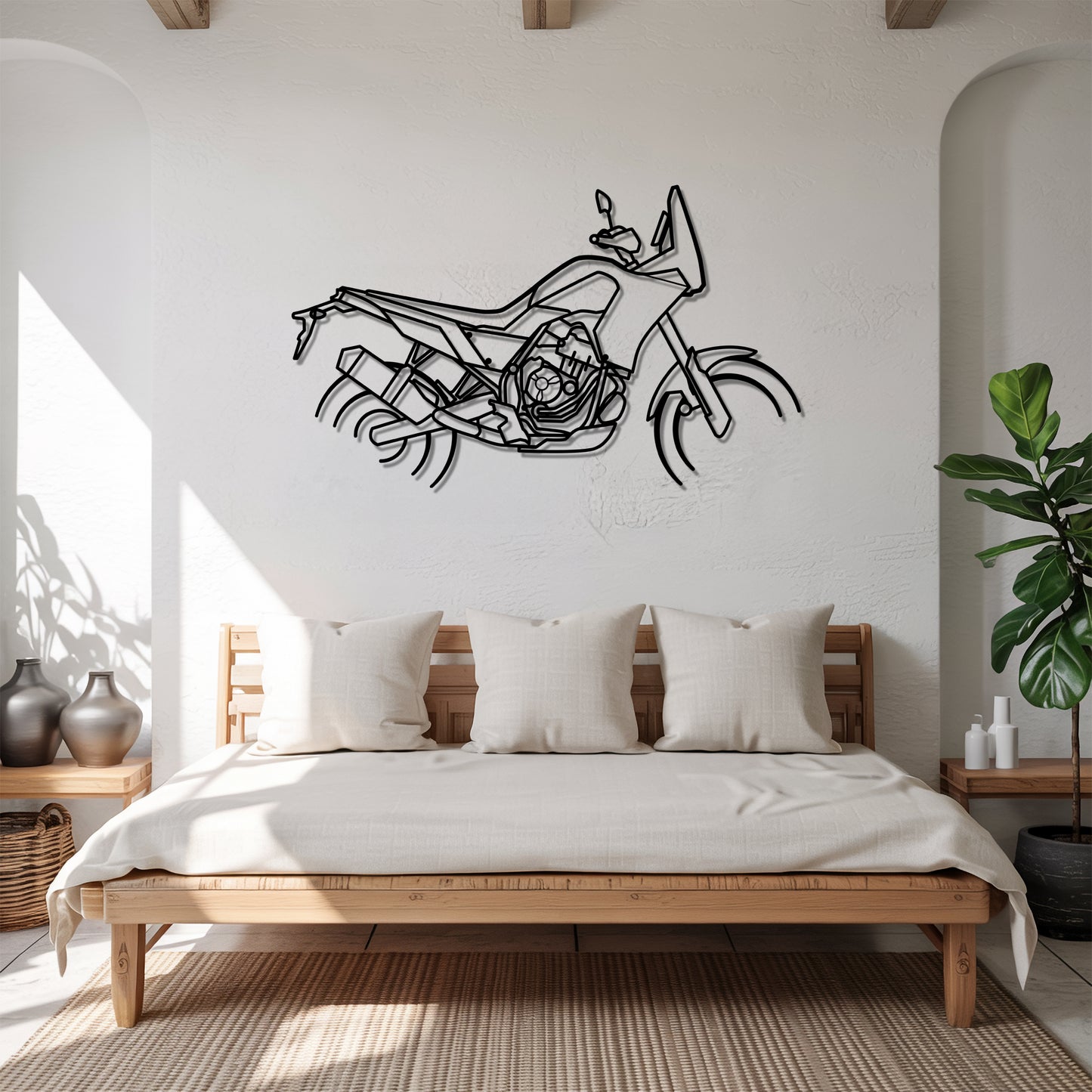 Tenere 700 - Motorcycle Metal Silhouette Wall Art - Bikers Gift - Garage Decor